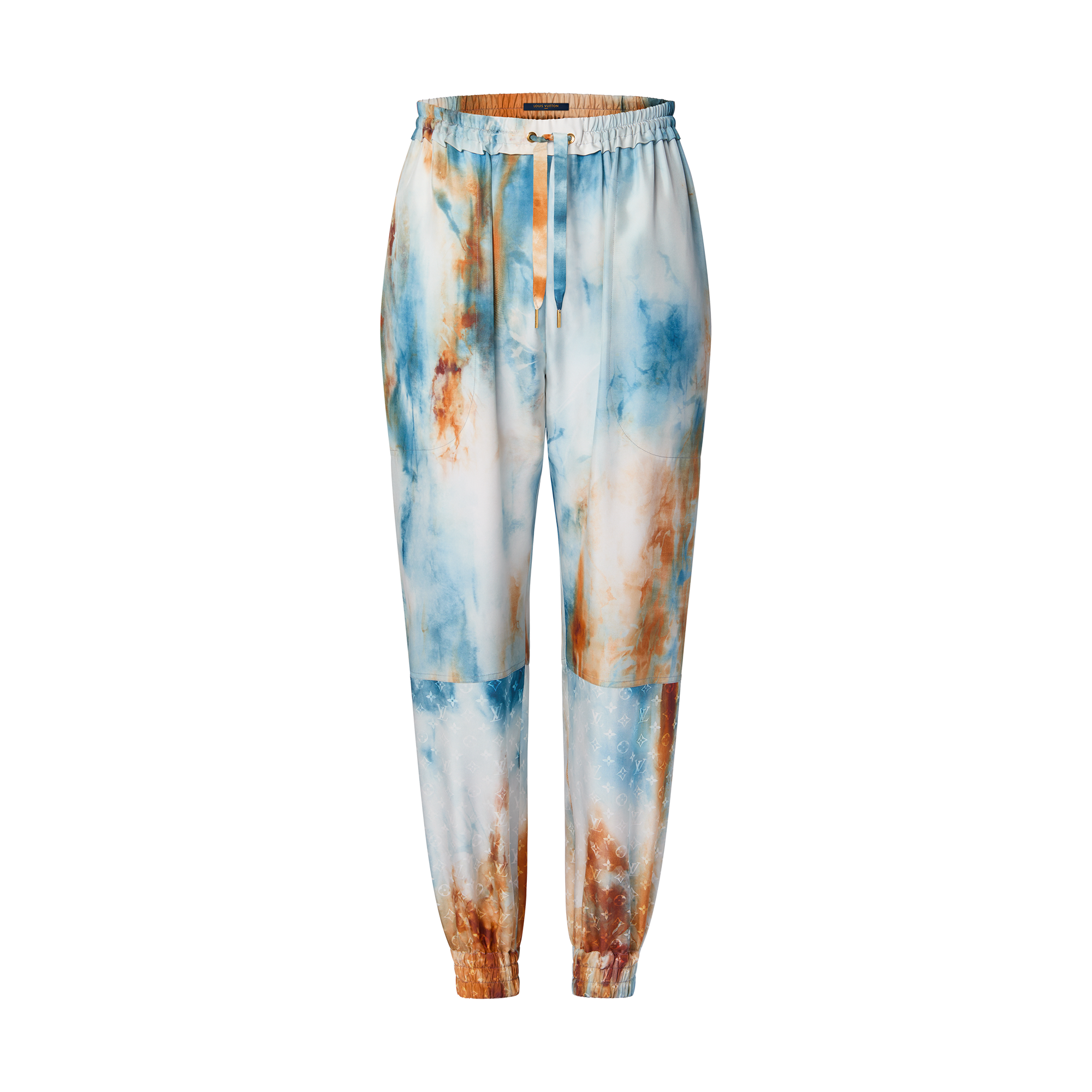 Black and White Bicolor Tie Dye Jeans